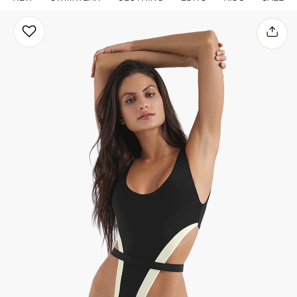 OneOne Swim Cape Ivy Cutout Swimsuit